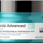 L’Oréal Professionnel Scalp Advanced Anti-Oiliness 2-In-1 Deep Purifier Clay | For Oily Scalp | With 3% AHA (250 Gm).